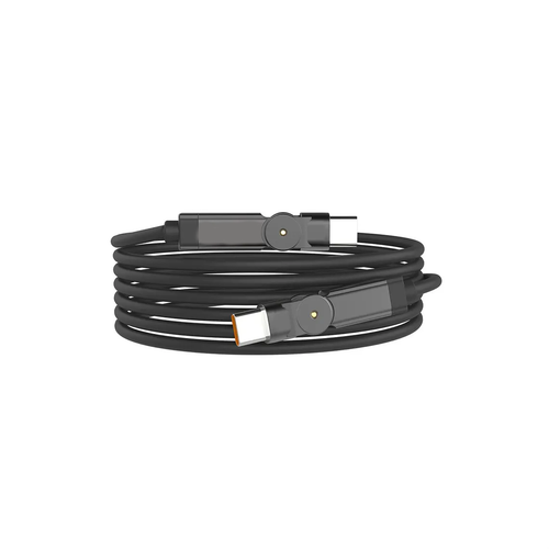 180° Rotatable Dual USB-C to USB-C Charging Cable