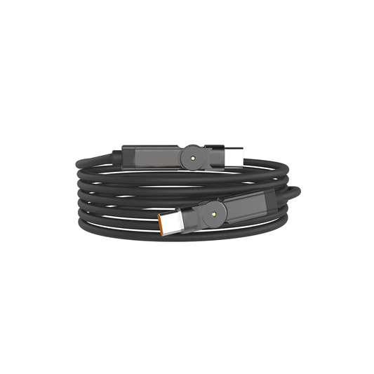 180° Rotatable Dual USB-C to USB-C Charging Cable