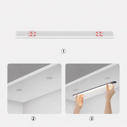 Magnetic USB Rechargeable Motion Sensor LED Under Cabinet Light Bar