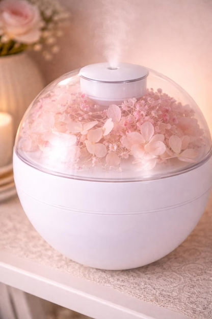 Floral Decor Ultrasonic Cool Mist Desktop Humidifier