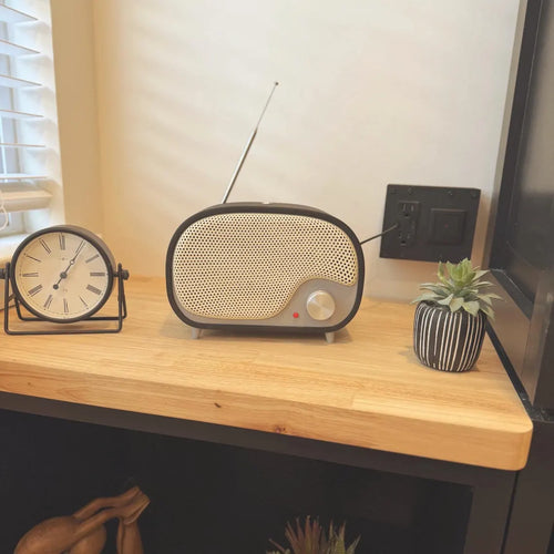Vintage Retro Radio Smart Speaker Enclosure by Zion Brock